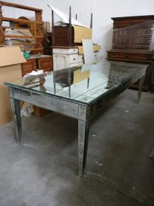 Magistrale Tavolo in vetro di Murano - 249 x 104 cm